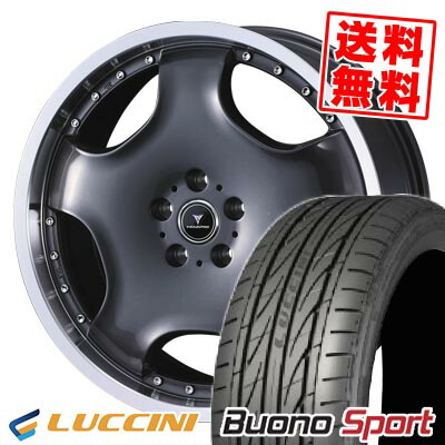 225/40R18 92W XL ルッチーニ Buono Sport NOVARIS ASSETE D1 サマータイヤホイール4本セット 【取付対象】|タイヤプライス館