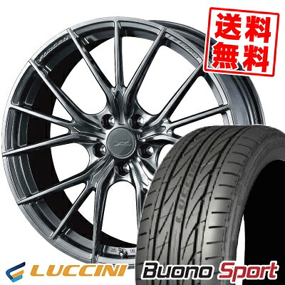 245/35R20 95Y XL ルッチーニ Buono Sport WEDS F ZERO FZ-1 サマータイヤホイール4本セット 【取付対象】
