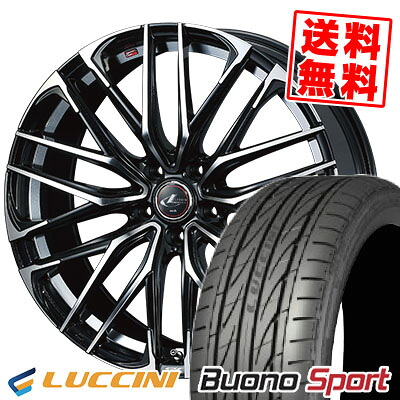 225/35R20 93Y XL ルッチーニ Buono Sport WEDS LEONIS SK サマータイヤホイール4本セット 【取付対象】