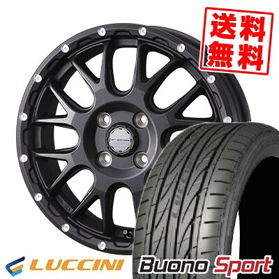 165/55R15 75V ルッチーニ Buono Sport MUDVANCE 08 サマータイヤホイール4本セット 【取付対象】