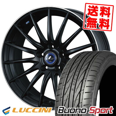 215/45R18 93W XL ルッチーニ Buono Sport weds LEONIS NAVIA 05 サマータイヤホイール4本セット 【取付対象】|タイヤプライス館