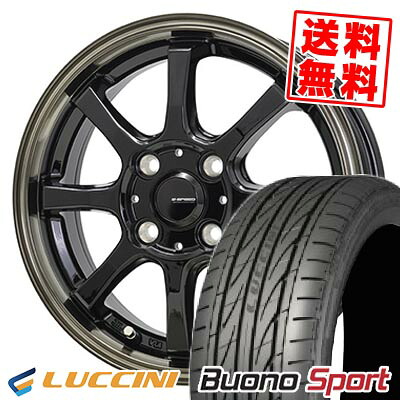 165/55R15 75V ルッチーニ Buono Sport G・SPEED P-08 サマータイヤホイール4本セット 【取付対象】|タイヤプライス館