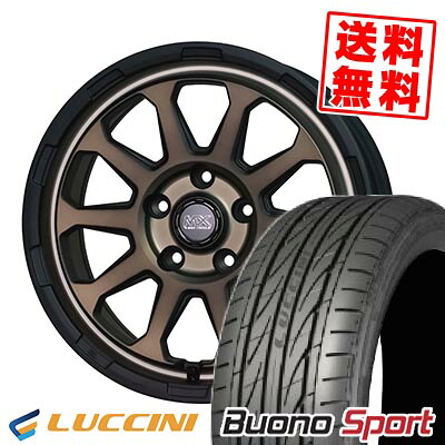 215/55R17 94W ルッチーニ Buono Sport MAD CROSS RANGER サマータイヤホイール4本セット 【取付対象】