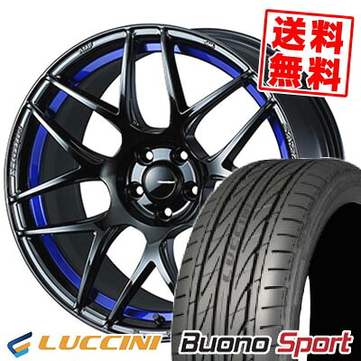 235/45R18 98W XL LUCCINI ルッチーニ Buono Sport WedsSport SA-27R ウェッズスポーツ SA-27R サマータイヤホイール4本セット 【取付対象】｜タイヤプライス館