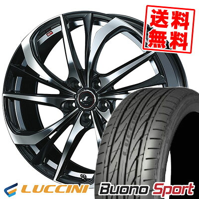245/35R20 95Y XL ルッチーニ Buono Sport weds LEONIS TE サマータイヤホイール4本セット 【取付対象】｜タイヤプライス館