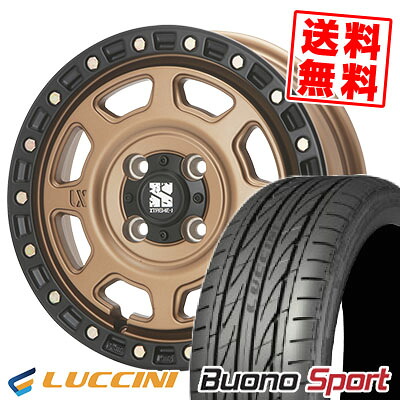 165/55R15 75V ルッチーニ Buono Sport XTREME -J XJ07 サマータイヤホイール4本セット 【取付対象】｜タイヤプライス館