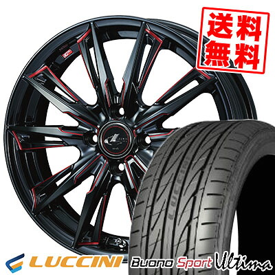 165/45R16 74V ルッチーニ BuonoUltima weds LEONIS GX サマータイヤホイール4本セット 【取付対象】｜タイヤプライス館