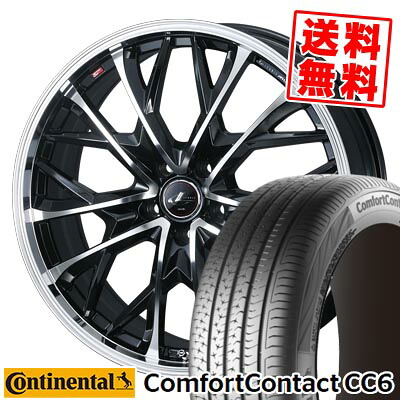 215/60R16 95V コンチネンタル ComfortContact CC6 LEONIS MV サマータイヤホイール4本セット 【取付対象】｜タイヤプライス館