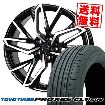 235/55R18 100V トーヨー タイヤ PROXES CL1 SUV Chronus CH-112 サマータイヤホイール4本セット 【取付対象】