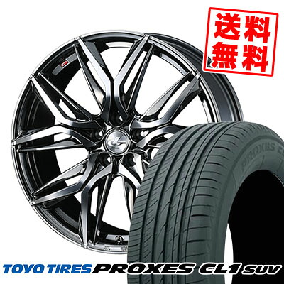 225/65R17 102H トーヨー タイヤ PROXES CL1 SUV LEONIS LM サマータイヤホイール4本セット 【取付対象】