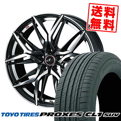 235/55R18 100V トーヨー タイヤ PROXES CL1 SUV LEONIS LM サマータイヤホイール4本セット 【取付対象】