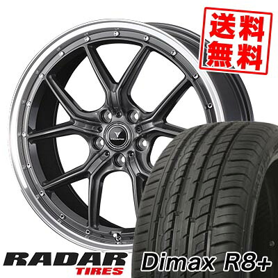 235/55R19 105W XL レーダー Dimax R8+ NOVARIS ASSETE S1 サマータイヤホイール4本セット 【取付対象】