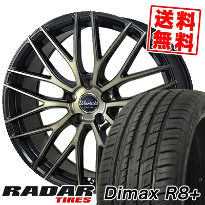 255/45R20 105Y XL レーダー Dimax R8+ Warwic Empress Mesh サマータイヤホイール4本セット 【取付対象】|タイヤプライス館