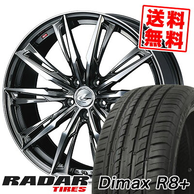 255/45R20 105Y XL レーダー Dimax R8+ WEDS LEONIS GX サマータイヤホイール4本セット 【取付対象】