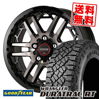 225/75R16 115/112S LT グッドイヤー WRANGLER DURATRAC RT WORK CRAG T-GRABIC3 サマータイヤホイール4本セット 【取付対象】｜タイヤプライス館