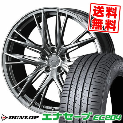 215/45R18 93W XL ダンロップ ENASAVE EC204 F ZERO FZ-5 サマータイヤホイール4本セット 【取付対象】