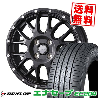 175/60R14 79H ダンロップ ENASAVE EC204 MUDVANCE 08 サマータイヤホイール4本セット 【取付対象】