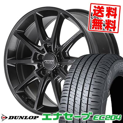 215/45R18 93W XL DUNLOP ダンロップ ENASAVE EC204 RMP RACING R25 Plus RMPレーシング R25プラス サマータイヤホイール4本セット 【取付対象】