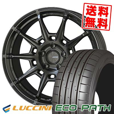 215/45R17 91V LUCCINI ルッチーニ ECOPATH GALERNA REFINO ガレルナ レフィーノ サマータイヤホイール4本セット 【取付対象】｜タイヤプライス館