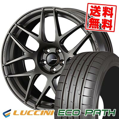 215/45R17 91V LUCCINI ルッチーニ ECOPATH WedsSport SA-27R ウェッズスポーツ SA-27R サマータイヤホイール4本セット 【取付対象】｜タイヤプライス館