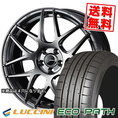185/65R15 92H LUCCINI ルッチーニ ECOPATH WedsSport SA-27R ウェッズスポーツ SA-27R サマータイヤホイール4本セット 【取付対象】