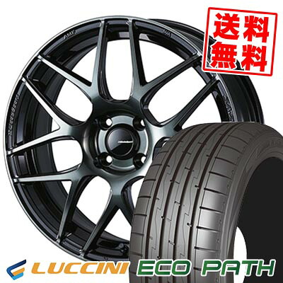 195/65R15 95H LUCCINI ルッチーニ ECOPATH WedsSport SA-27R ウェッズスポーツ SA-27R サマータイヤホイール4本セット 【取付対象】｜タイヤプライス館