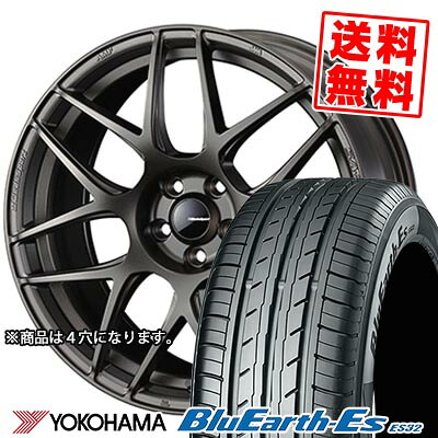 205/40R17 84V YOKOHAMA ヨコハマ BluEarth ES32 WedsSport SA-27R ウェッズスポーツ SA-27R サマータイヤホイール4本セット 【取付対象】｜タイヤプライス館