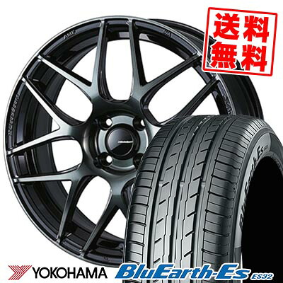 215/65R15 96S YOKOHAMA ヨコハマ BluEarth ES32 WedsSport SA-27R ウェッズスポーツ SA-27R サマータイヤホイール4本セット 【取付対象】｜タイヤプライス館 75,130円