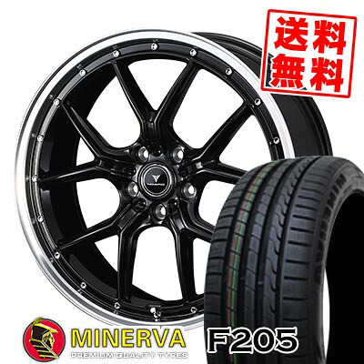 235/35R19 91Y XL ミネルバ F205 NOVARIS ASSETE S1 サマータイヤホイール4本セット 【取付対象】