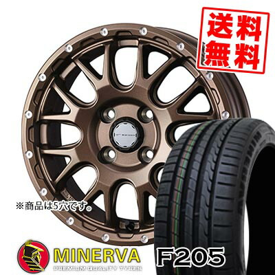 215/45R17 91Y XL ミネルバ F205 MUDVANCE 08 サマータイヤホイール4本セット 【取付対象】|タイヤプライス館