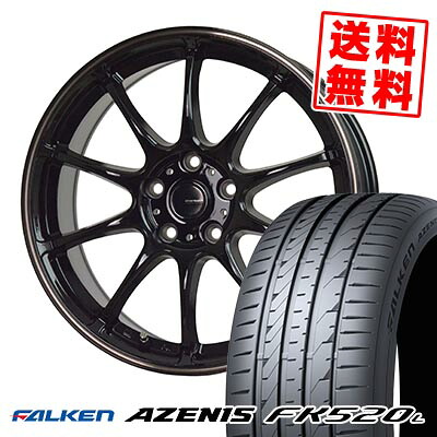265/35R18 97Y XL FALKEN ファルケン AZENIS FK520L G-SPEED P-07 Gスピード P-07 サマータイヤホイール4本セット 【取付対象】