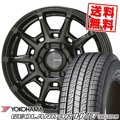 255/65R16 109H YOKOHAMA ヨコハマ GEOLANDAR H/T G056 GALERNA REFINO ガレルナ レフィーノ サマータイヤホイール4本セット 【取付対象】