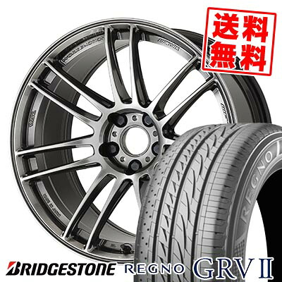 225/55R18 98V ブリヂストン REGNO GRV2 WORK EMOTION ZR7 サマータイヤホイール4本セット 【取付対象】|タイヤプライス館