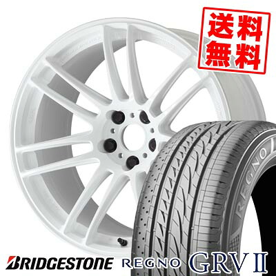 225/55R18 98V ブリヂストン REGNO GRV2 WORK EMOTION ZR7 サマータイヤホイール4本セット 【取付対象】|タイヤプライス館