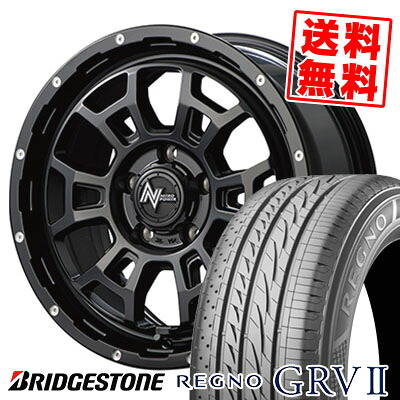 205/60R16 92H BRIDGESTONE ブリヂストン REGNO GRV2 レグノ GRV-2 NITROPOWER H6 SLUG ナイトロパワー H6スラッグ サマータイヤホイール4本セット