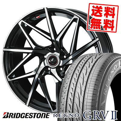 235/50R18 101V XL BRIDGESTONE ブリヂストン REGNO GRV2 レグノ GRV-2 LEONIS IT レオニス IT サマータイヤホイール4本セット