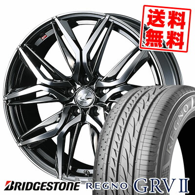 225/45R18 95W XL BRIDGESTONE ブリヂストン REGNO GRV2 レグノ GRV-2 LEONIS LM レオニス LM サマータイヤホイール4本セット