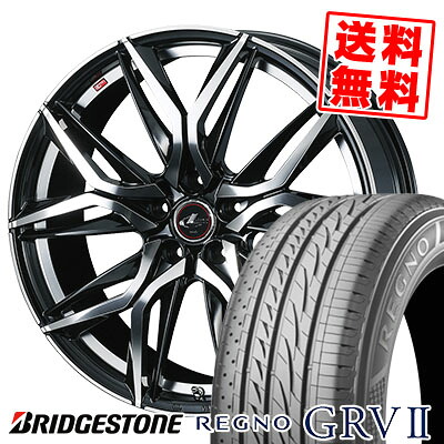 235/50R18 101V XL BRIDGESTONE ブリヂストン REGNO GRV2 レグノ GRV-2 LEONIS LM レオニス LM サマータイヤホイール4本セット
