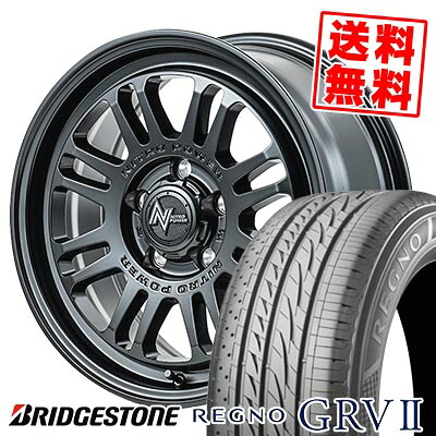215/60R16 95H ブリヂストン REGNO GRV2 NITROPOWER M16 ASSAULT サマータイヤホイール4本セット 【取付対象】｜タイヤプライス館