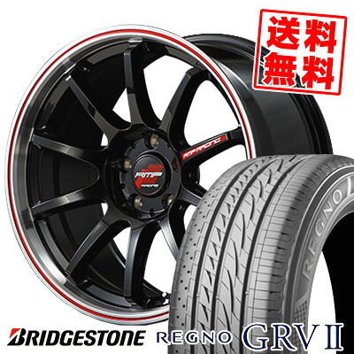 225/55R18 98V BRIDGESTONE ブリヂストン REGNO GRV2 レグノ GRV-2 RMP RACING R10 RMPレーシング R10 サマータイヤホイール4本セット