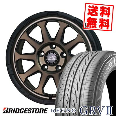 205/65R16 95H BRIDGESTONE ブリヂストン REGNO GRV2 MAD CROSS RANGER マッドクロス レンジャー サマータイヤホイール4本セット 【取付対象】