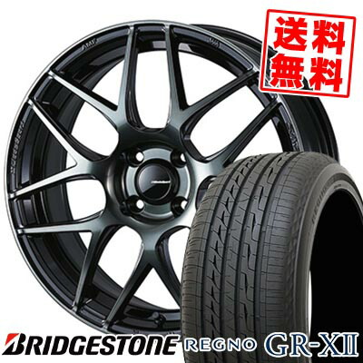 185/55R16 83V BRIDGESTONE ブリヂストン REGNO GR-XII WedsSport SA-27R ウェッズスポーツ SA-27R サマータイヤホイール4本セット 【取付対象】