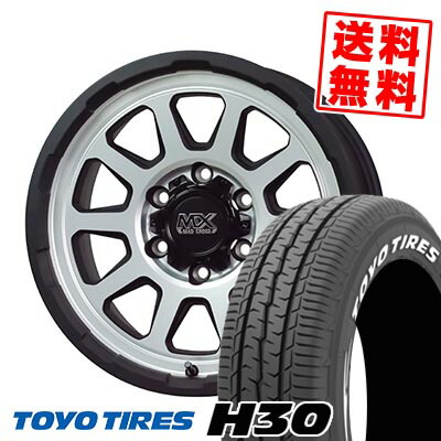 215/65R16C 109/107R トーヨー タイヤ H30 MAD CROSS RANGER サマータイヤホイール4本セット for 200系ハイエース【取付対象】