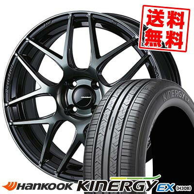195/65R15 91T HANKOOK ハンコック KINERGY EX WedsSport SA-27R ウェッズスポーツ SA-27R サマータイヤホイール4本セット 【取付対象】