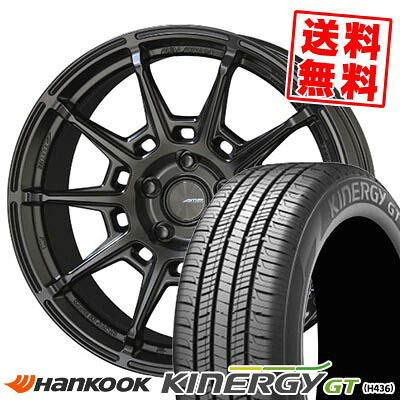 215/55R17 94V HANKOOK ハンコック KINERGY GT GALERNA REFINO ガレルナ レフィーノ サマータイヤホイール4本セット 【取付対象】