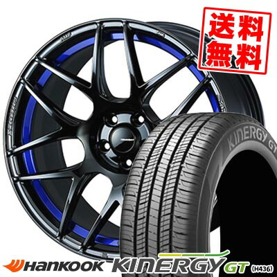 225/60R17 99H HANKOOK ハンコック KINERGY GT WedsSport SA-27R ウェッズスポーツ SA-27R サマータイヤホイール4本セット 【取付対象】