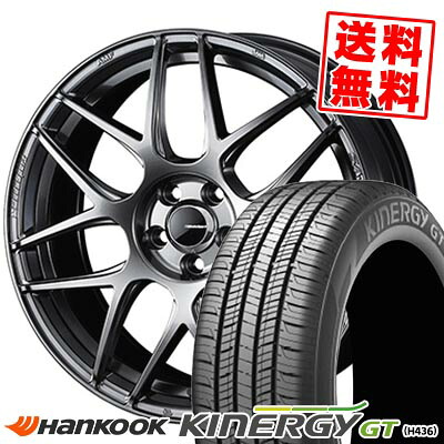 215/55R17 94V HANKOOK ハンコック KINERGY GT WedsSport SA-27R ウェッズスポーツ SA-27R サマータイヤホイール4本セット 【取付対象】