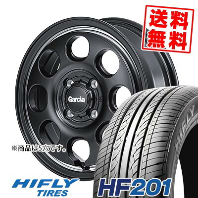 205/55R16 91V ハイフライ HF201 Garcia Palm8 サマータイヤホイール4本セット 【取付対象】