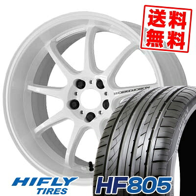 235/35R19 91W XL ハイフライ HF805 WORK EMOTION D9R サマータイヤホイール4本セット 【取付対象】|タイヤプライス館