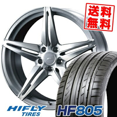 245/45R19 102W XL ハイフライ HF805 WEDS F ZERO FZ-3 サマータイヤホイール4本セット 【取付対象】|タイヤプライス館